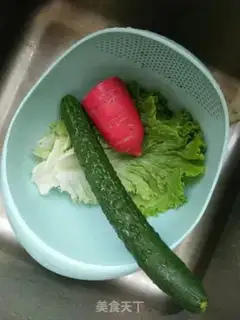 Make Lettuce with carrots step 0