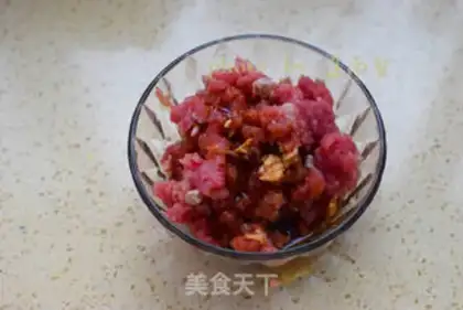 Make Meat and rice powder step 2