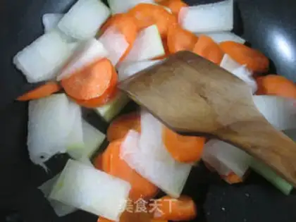 Make Carrot to cook a melon step 4