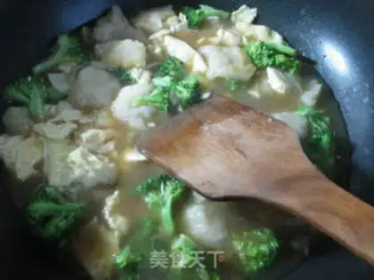 Make Duck eggs, spicy broccoli step 10
