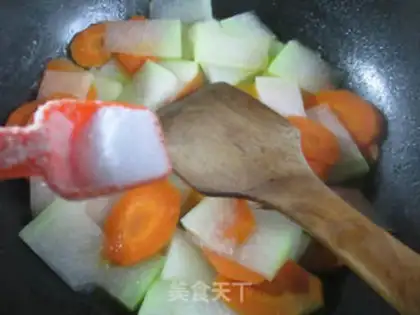Make Carrot to cook a melon step 7