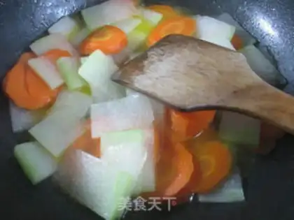 Make Carrot to cook a melon step 9