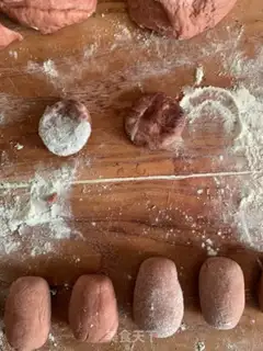 Make Piggy little buns step 6