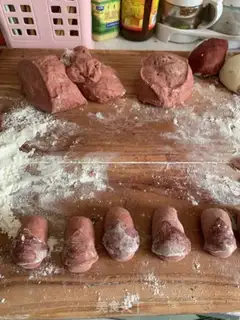 Make Piggy little buns step 8