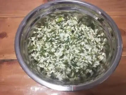 Make Souffle flowers step 1