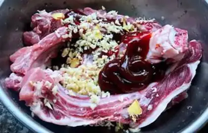 Make Barbecue ribs step 2