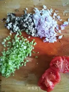 Make Gold boat egg fried rice step 0