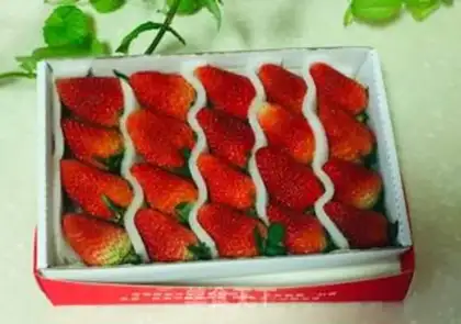 Make Pumpkin strawberry Dafu step 1