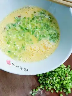 Make Garlic thick egg fever step 3