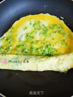Make Garlic thick egg fever step 8