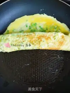 Make Garlic thick egg fever step 9
