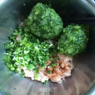 Make Celery dumplings step 2