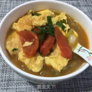 Make Egg tomato soup step 12