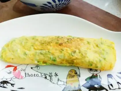 Make Garlic thick egg fever step 11