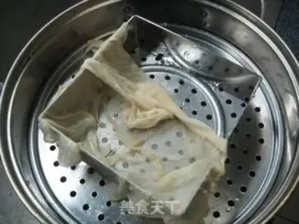Make Corn paste sandwich step 2