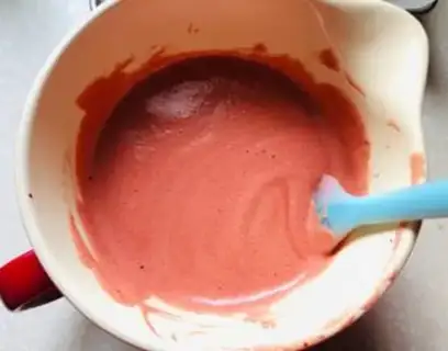 Make Cake of love step 16