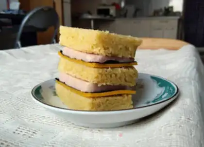 Make Corn paste sandwich step 12