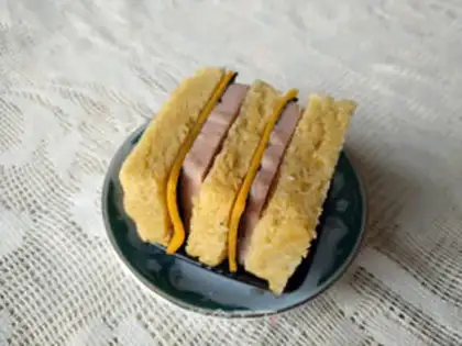 Make Corn paste sandwich step 13