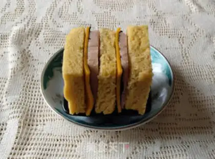 Make Corn paste sandwich step 14