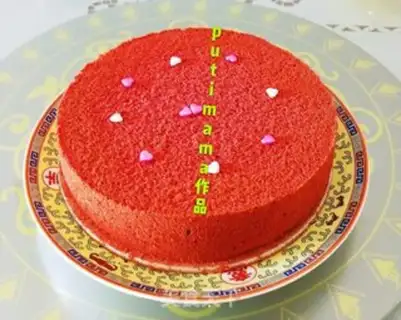 Make Red velvet cake step 19
