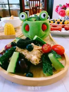Make Frog and fruit step 16