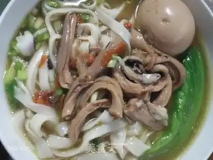 Make Pig belly egg noodles step 5