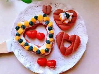 Make Cake of love step 31