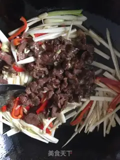 Make Beef fried white step 3