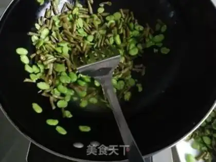 Make Scrambled beans step 7