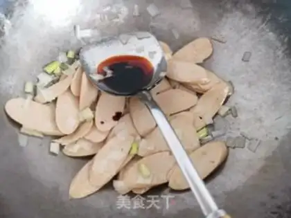 Make Garlic fan sap step 6