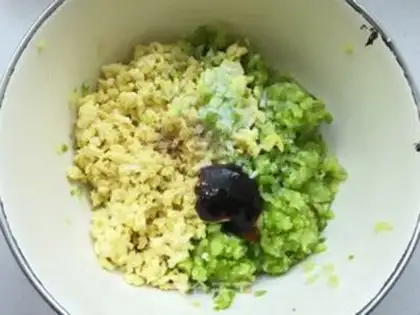 Make Cracker egg dumplings step 9