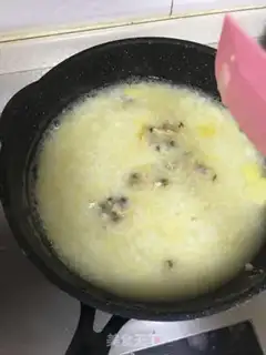 Make Gold and silver sea congee step 3