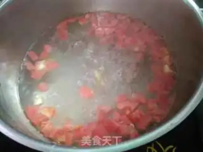 Make Tomato egg soup step 2
