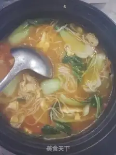 Make Tomato egg noodles step 3