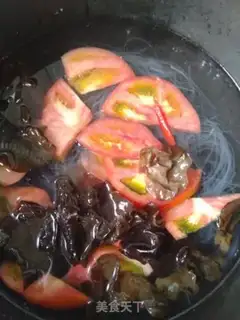 Make Fan meatball soup step 3
