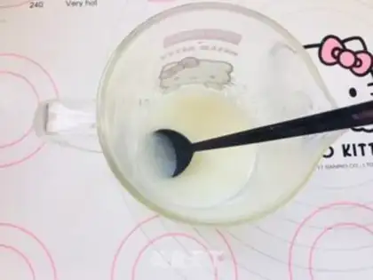 Make Panther cookies step 1