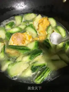 Make Egg melon soup step 6