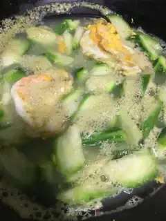 Make Egg melon soup step 7
