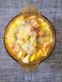 Make The doll dish fan soup step 7