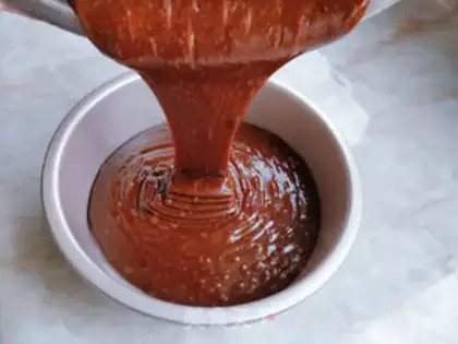 Make Cotton candy chocolate brownie step 7