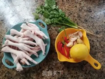 Make Sour lemon chicken claws step 0