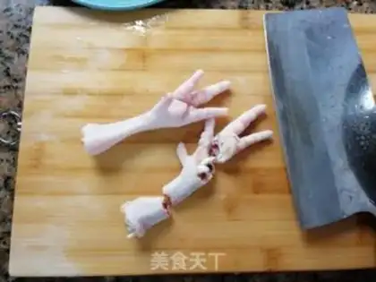 Make Sour lemon chicken claws step 2