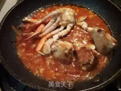 Make Singapore Chili Krabs step 6