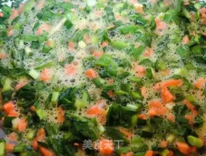 Make Carrot omelet step 3