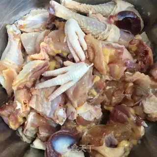 Make Puffy chicken step 0