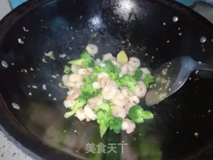 Make Shrimp broccoli step 3