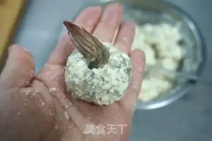 Make Tofu shrimp balls step 4