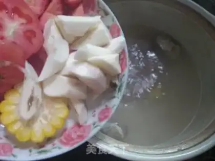 Make Tranquoise corn med soup step 5