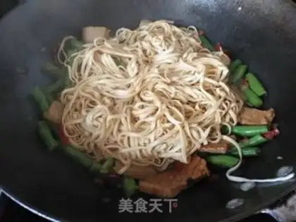 Make Five bouquets of bean noodles step 9