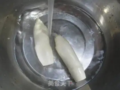 Make Seafood mushroom oil tofu white step 3